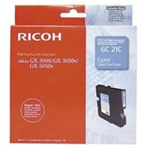 Image of Ricoh 405533 GC 21 C cyan 1000 pages