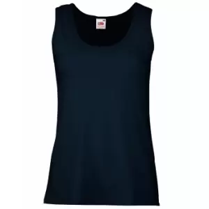 Image of Fruit Of The Loom Ladies/Womens Lady-Fit Valueweight Vest (2XL) (Deep Navy)