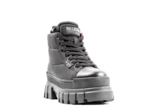 Image of Palladium Boots Womens REVOLT BOOT OVERCUSH BLACK/BLACK