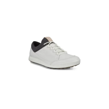 image of Ecco 2021 Mens Golf Street Retro Shoe - Bright White - EU44 Size: UK9.