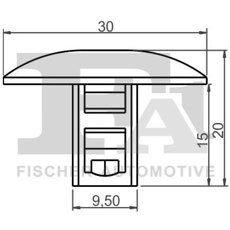 Image of FA1 Trim clip FA1 22-10016.5