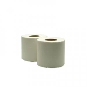 image of Whitecroft White 320 Sheet Toilet Roll Pack of 36 WX43093