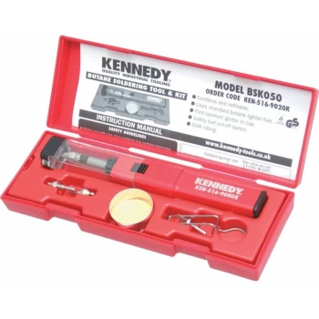 image of 50BW BUTANE SOLDERING IRON KIT 6-PCE - Kennedy