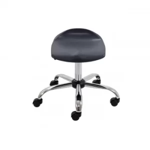 Image of TC Office Titan Swivel Senior Stool with Castors 465-555mm, Charcoal