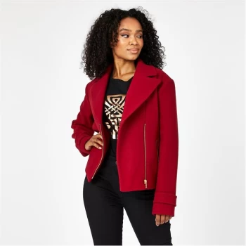 Image of Biba BIBA Biker Jacket - Berry