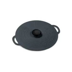 Image of Silicone Classic 20cm Lid Dark Grey - Zeal