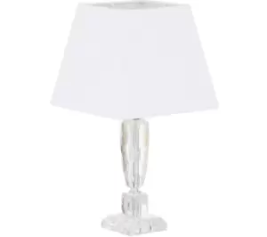 Image of INTERIORS by Premier Halina Table Lamp - Crystal Pedestal