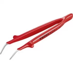Image of Knipex 92 37 64 VDE tweezers Pointed, curved (45°), fine 150 mm