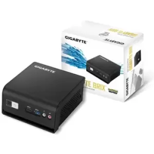 image of Gigabyte GB-BLCE-4000RC PC/workstation barebone 0.67L sized PC Black N4000 2.6 GHz