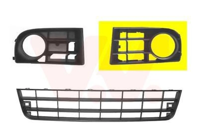 Image of VAN WEZEL Bumper grill VAN WEZEL 5894597
