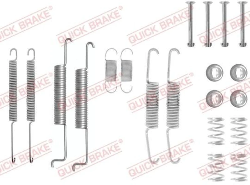 Image of QUICK BRAKE Brake shoe fitting kit QUICK BRAKE 105-0597