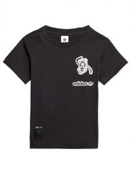 Image of Adidas Originals Goofy T-Shirt - Black