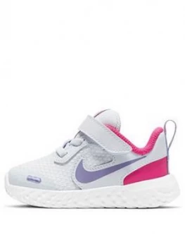 Image of Nike Infant's Revolution 5, Grey, Size 8.5