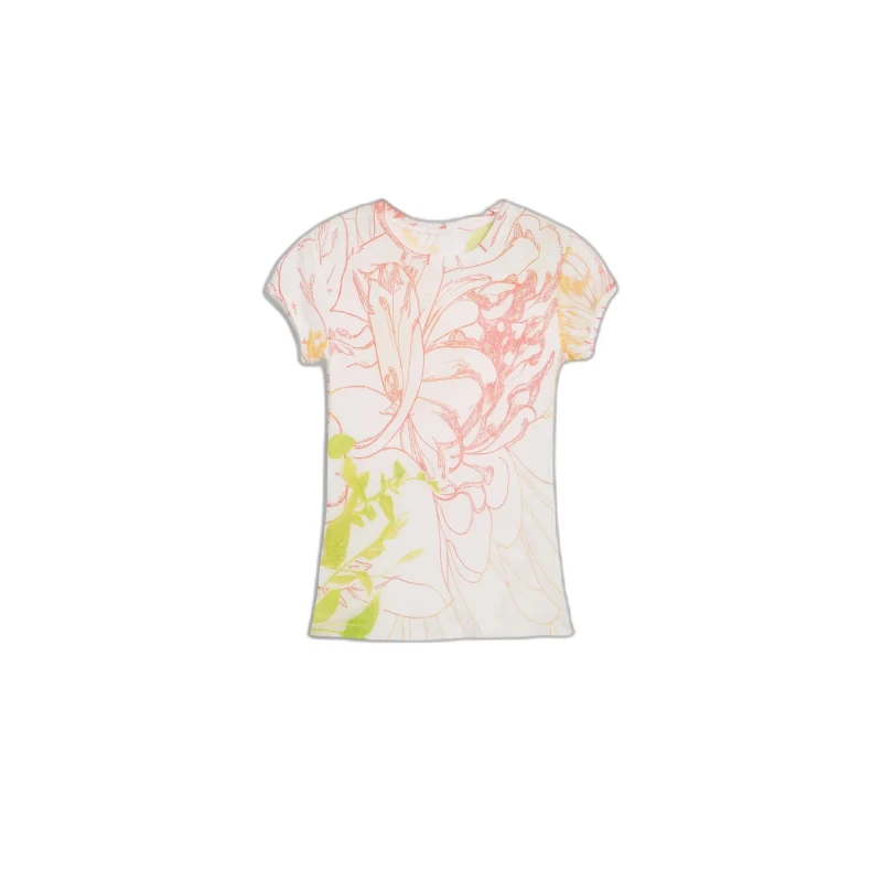 Image of Desigual Womens T-Shirt Desigual Scent Blanc Female L