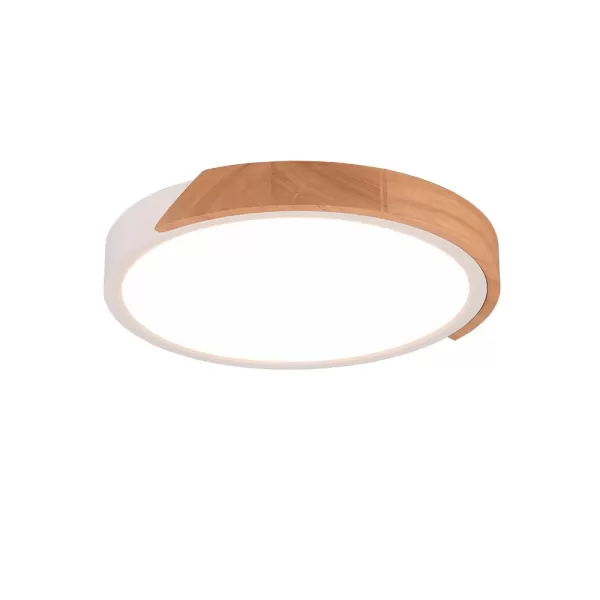 Image of Jano Modern LED Semi Flush Light White Matt 3000K