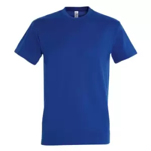 image of SOLS Mens Imperial Heavyweight Short Sleeve T-Shirt (3XL) (Royal Blue)