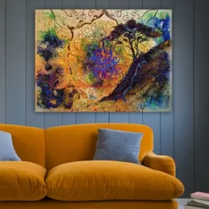 Image of 315813197_70100 Multicolor Decorative Canvas Painting