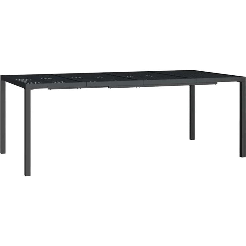 Image of VIDAXL Garden Table Anthracite 200x100x72cm Steel Vidaxl 8720845775186
