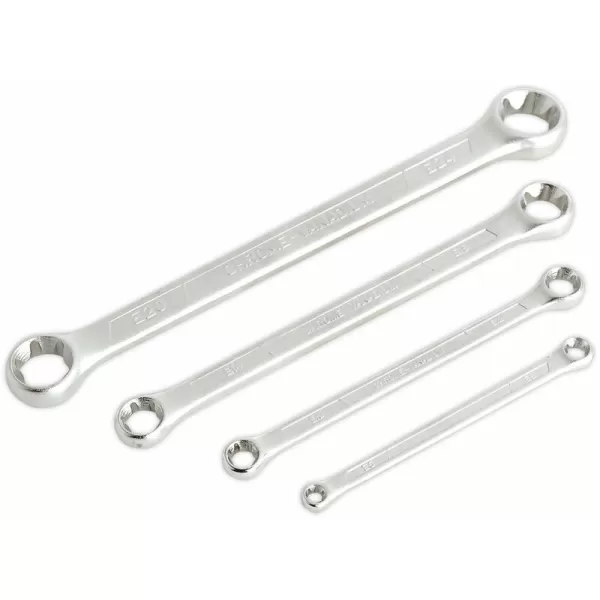 Image of Genuine SEALEY AK550 TRX-Star Double End Spanner Set 4pc
