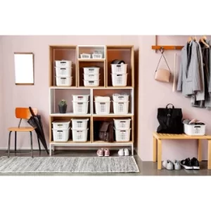 Image of SmartStore Recycled Storage Basket 10 Litre, Grey