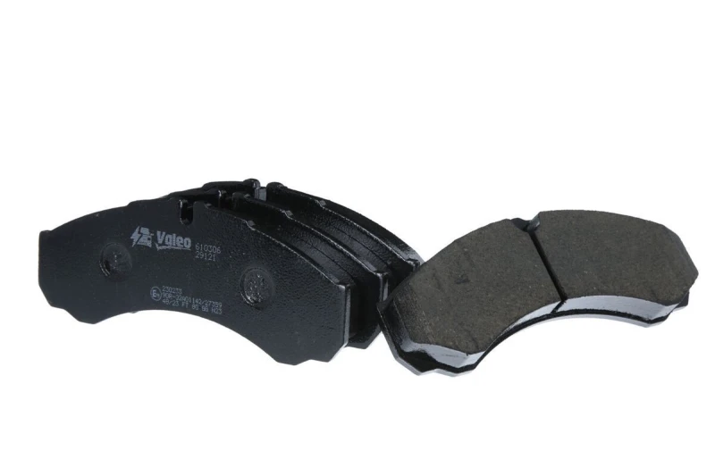 Image of VALEO 610306 Brake pad set E-PERFORMANCE without integrated wear sensor, without anti-squeak plate Brake Pad Set,disc brake (402)