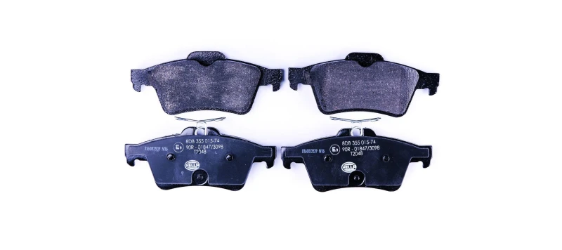 Image of HELLA Brake pad set HELLA 8DB 355 015-741