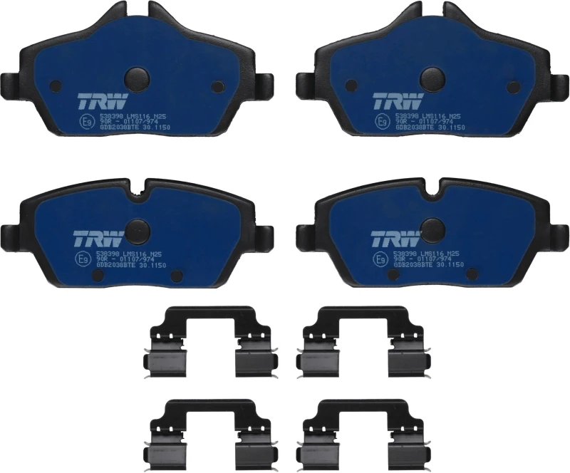 Image of Brake pad set TRW GDB2038BTE