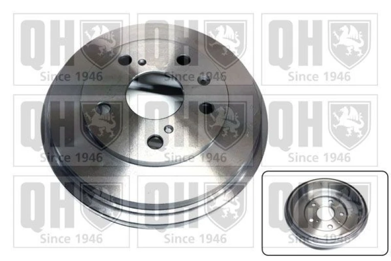 Image of QUINTON HAZELL Brake drum QUINTON HAZELL BDR647