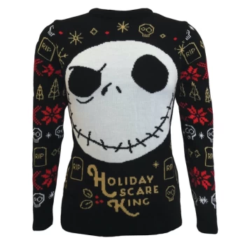 Image of Nightmare Before Christmas - Holiday Scare King Unisex Christmas Jumper Large