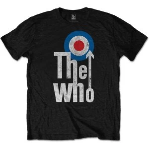 Image of The Who - Elevated Target Unisex Large T-Shirt - Black