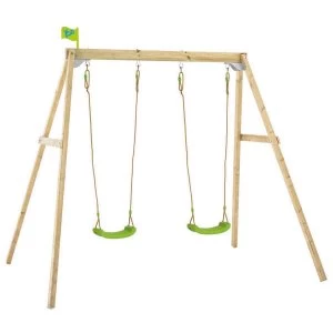 image of TP Toys Wooden Double Swing Set