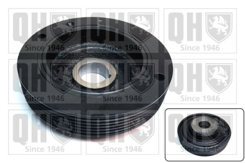 Image of QUINTON HAZELL Crankshaft pulley QUINTON HAZELL QCD60