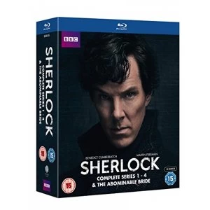 Sherlock - Series 1-4 & Abominable Bride Box Set Bluray