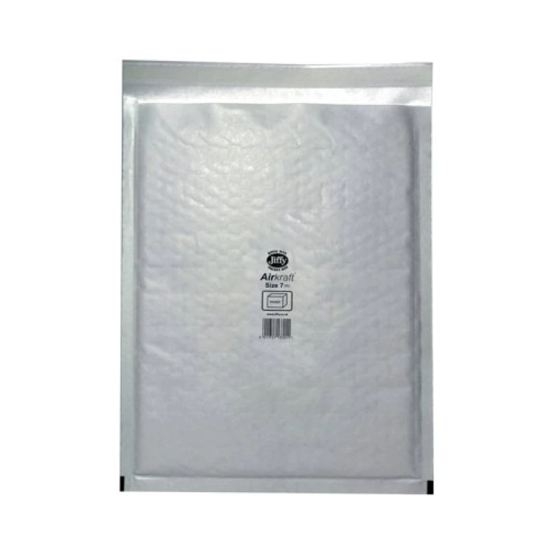 Image of Jiffy AirKraft Bubble Lined Mailer Size 7 White (10 Pack) MMUL03320