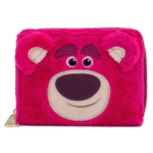 Image of Loungefly Pixar Lotso Cosplay Sherpa Zip Around Wallet