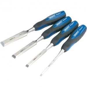 Draper Expert 4 Piece Bevel Edge Wood Chisel Set