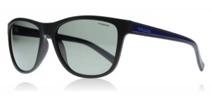 Polaroid PLD2009/S Sunglasses Matte Black / Rubber Blue QLF Polariserade 55mm