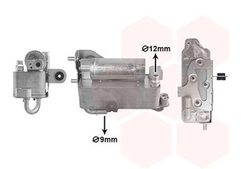 Image of VAN WEZEL Air conditioning condenser VAN WEZEL 06015706