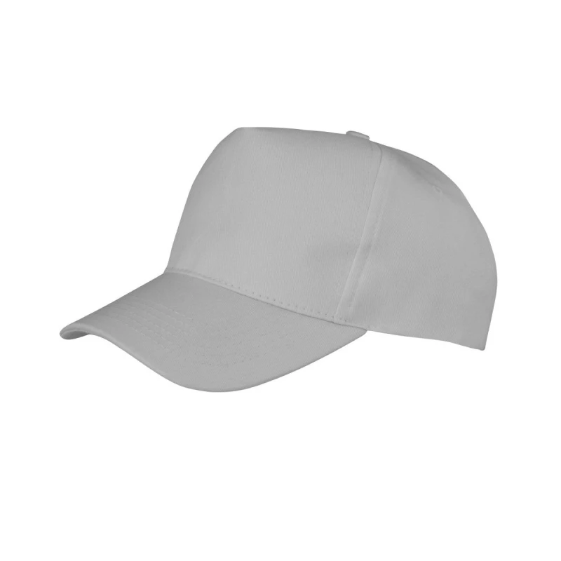 Image of Result Result Men Core Boston 5 Panel Printers Baseball Cap in Mid Grey Mid Grey One Size Male 5054171452323