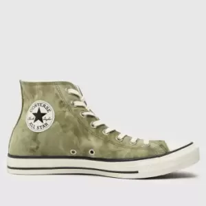 image of Converse Khaki Hi Trainers