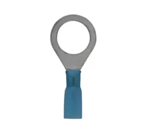 image of Blue Heatshrink Ring Terminal 12.5mm Pk 25 Connect 30208