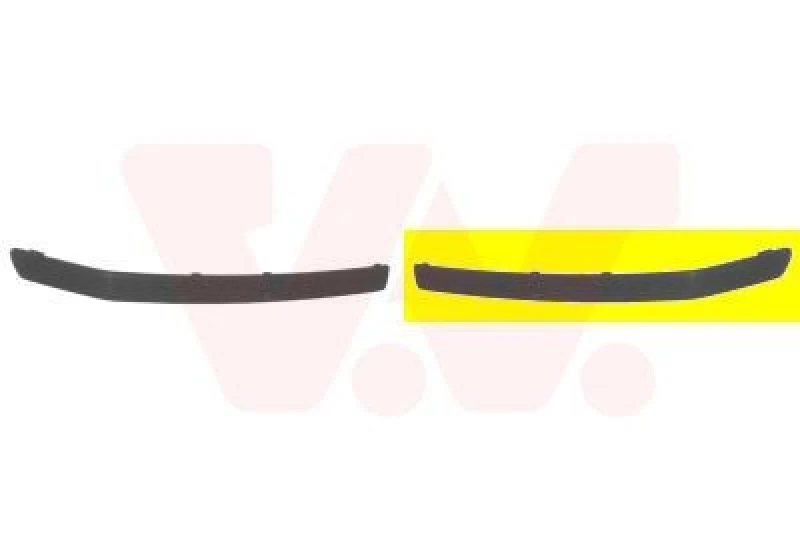 Image of VAN WEZEL Bumper cover VAN WEZEL 7625581