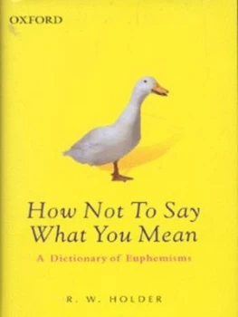 Image of How Not to Say What You Mean by R. W Holder and R. W Holder Hardback