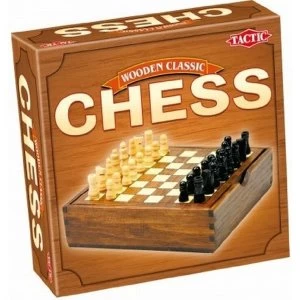 Image of Chess - Wooden Classic Game - Travel Size Board Game