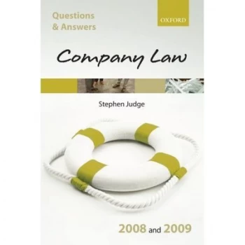Image of Company Law 2008 and 2009 by Stephen Judge Book