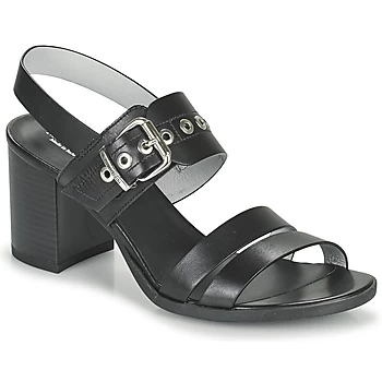 image of NeroGiardini GHILLO womens Sandals in Black,4,6,2.5