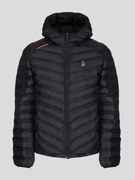 Image of Luke Worldy Padded Jacket - Black, Size XL, Men