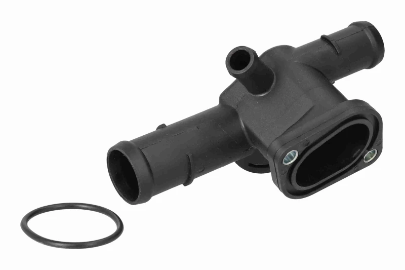 Image of VAICO V10-2164 Coolant Flange Left, Original VAICO Quality Coolant Flange (3219)