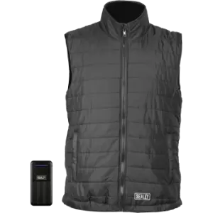 image of Sealey 5v Heated Bodywarmer and 20ah Power Bank Black One Size