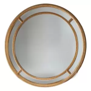 Image of Mansfield Round Mirror Gold Effect 90cm Gold Effect